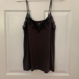 American eagle soft and sexy tank, grey, S